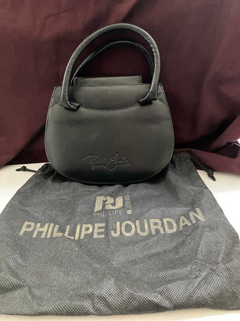 Philippe Jourdan compacte handtas in uitstekende staat, Ophalen, Zo goed als nieuw, Zwart, Handtas