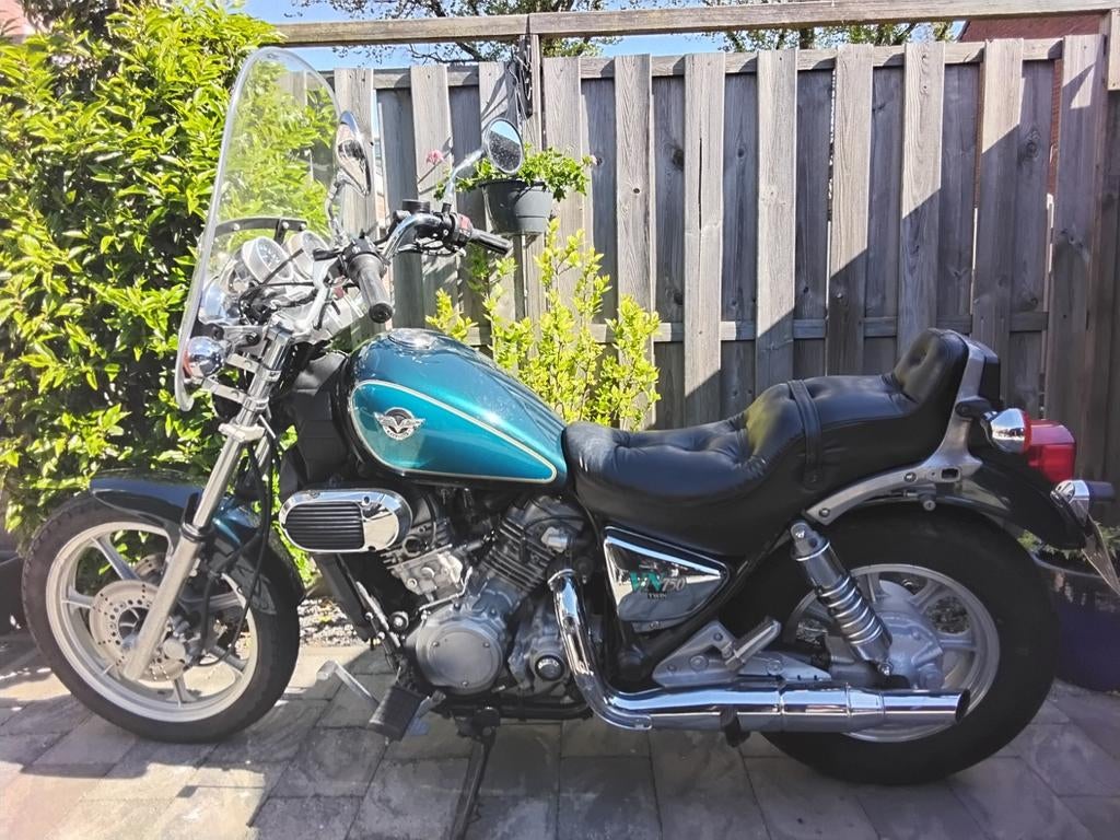 Kawasaki vn750 twin 1993, 750 cc, Cardan-aandrijving, Occasion, 4 cilinders