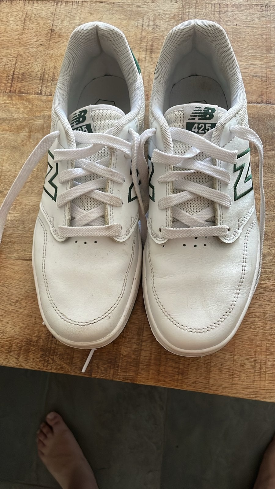 New Balance 425 sneakers wit/groen - Maat 40,5, Ophalen of Verzenden, Nieuw, Wit, Sneakers of Gympen