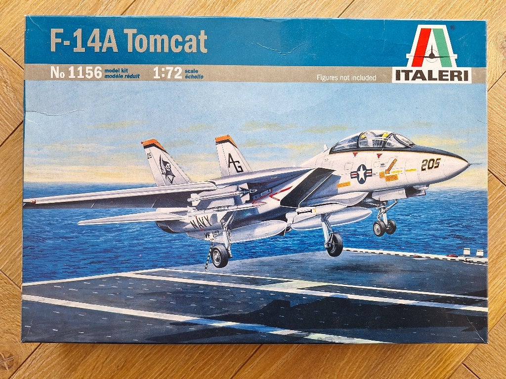 1:72 1/72 Italeri F-14A Tomcat, Hobby en Vrije tijd, Modelbouw | Vliegtuigen en Helikopters, 1:72 tot 1:144, Italeri, Ophalen of Verzenden