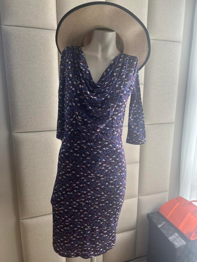 Steps Everyday Chic mooie jurk/ maat S, Verzenden, Paars, Zo goed als nieuw, Maat 36 (S)