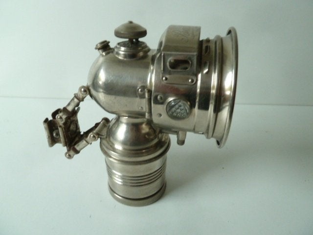 antieke fiets fietslamp BALACO carbid lamp oldtimer rijwiel, Ophalen of Verzenden, Zo goed als nieuw, Overig, Voorlicht