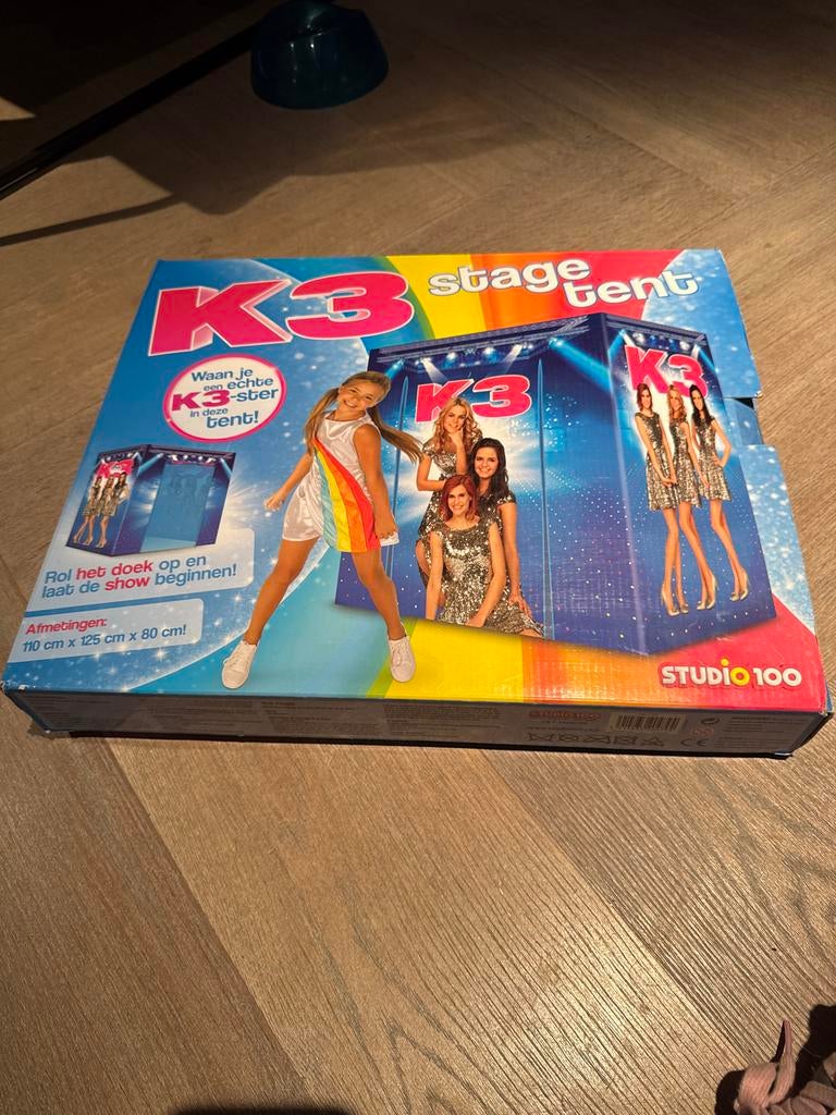 K3 Stage Tent - Word een echte K3-ster!, Ophalen of Verzenden, Nieuw, Meisje