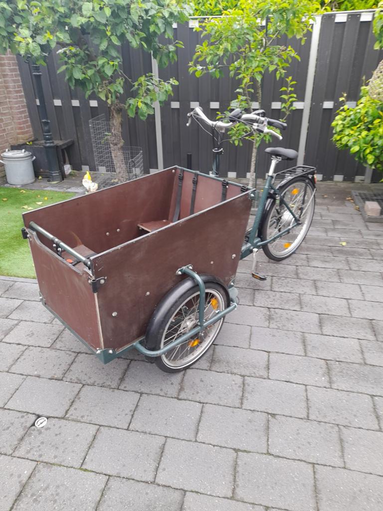 Bakfiets babboe big elektrische, Gebruikt, Elektrisch, 2 kinderen, Trommelrem