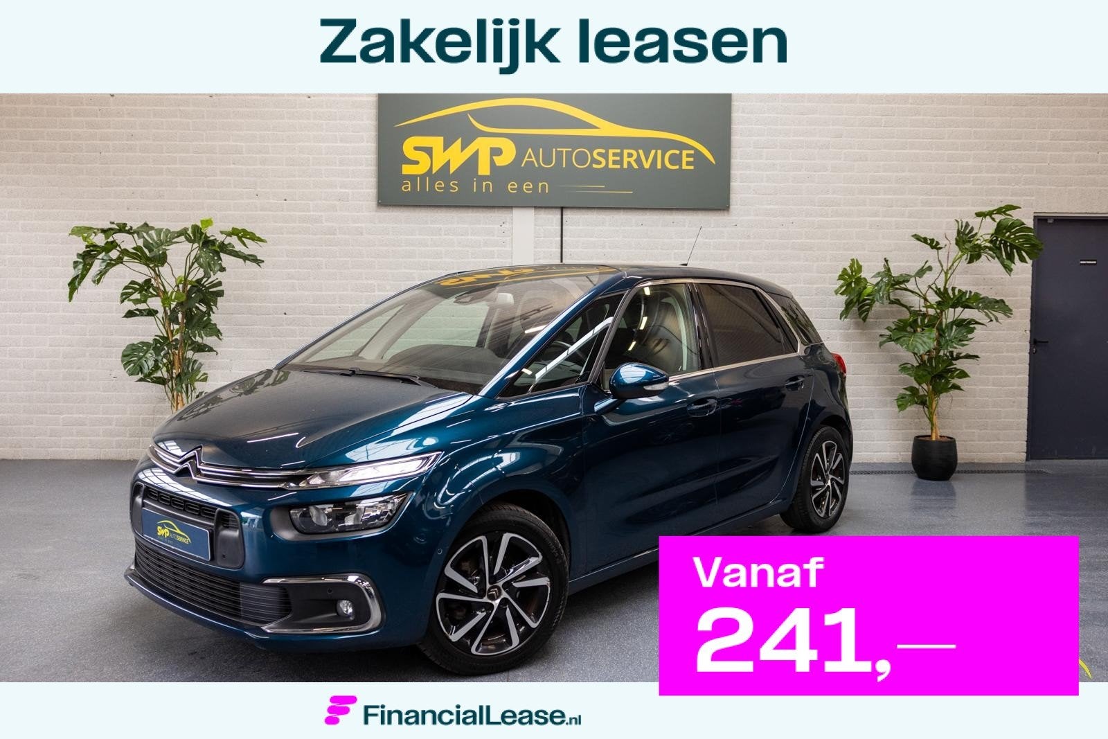 Citroen C4 SpaceTourer 1.2 PureTech Shine | ACC | Navi | Cam, Gebruikt, 1199 cc, Blauw, 19 km/l