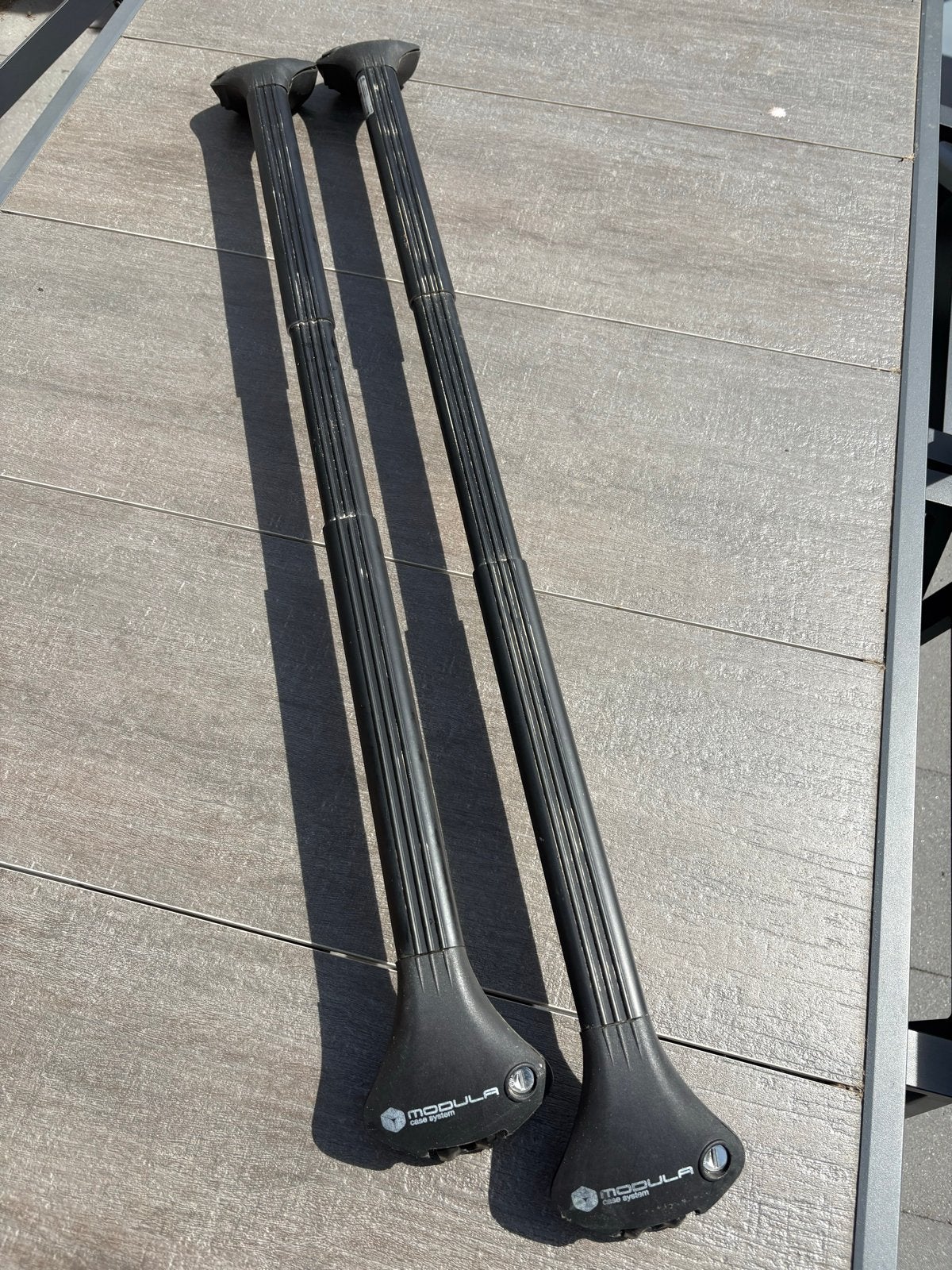 Modula OvalBar System dakdragers - Max 100kg, Auto diversen, Dakdragers, Ophalen, Gebruikt
