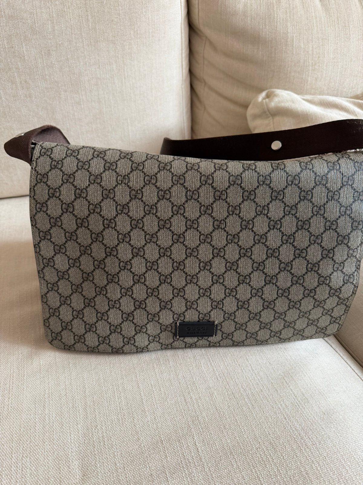 Gucci luiertas, Verzenden, Gebruikt