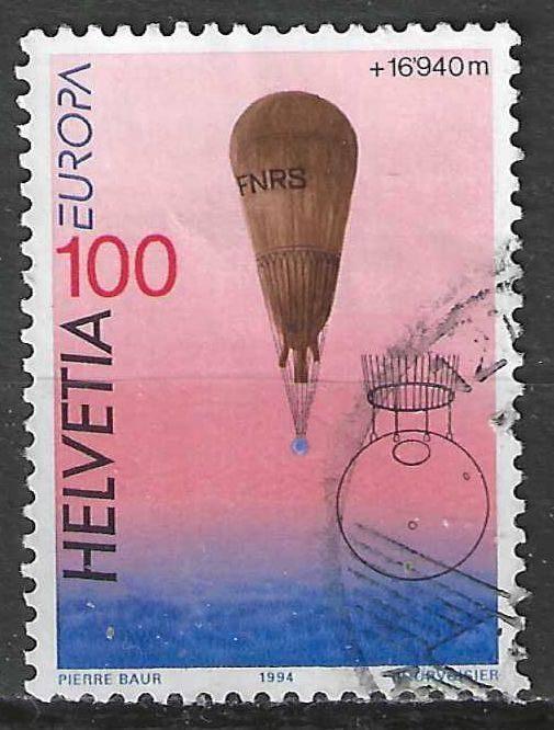 Zwitserland 1994 - Yvert 1454 - Europa - Ontdekkingen (ST), Verzenden, Gestempeld