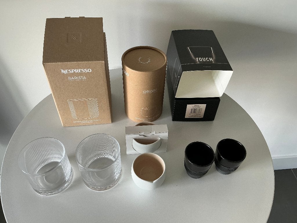 Nespresso glazen / kopjes, Overige merken, Nieuw, Ophalen of Verzenden, Glas