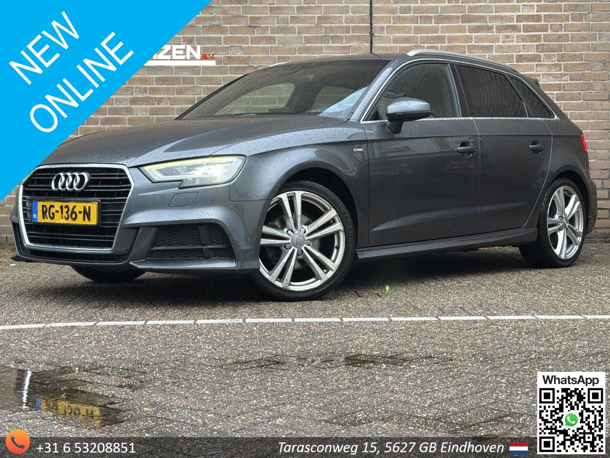 Audi A3 Sportback 1.0 TFSI Sport S Line Edition | € 6.900,, Gebruikt, Origineel Nederlands, 630 kg, 3 cilinders
