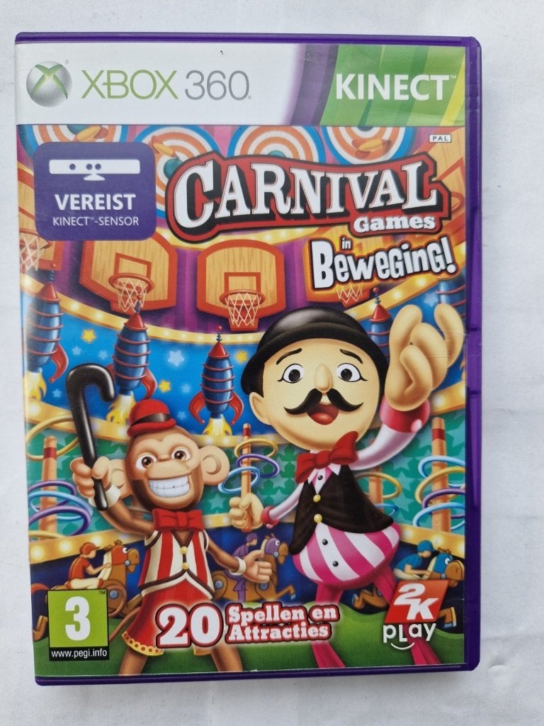 CARNIVAL games in beweging, Gebruikt, 1 speler, Racen en Vliegen, Ophalen of Verzenden