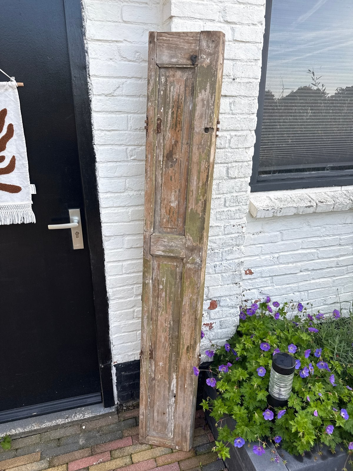 Mooie oude luik, Ophalen, Gebruikt