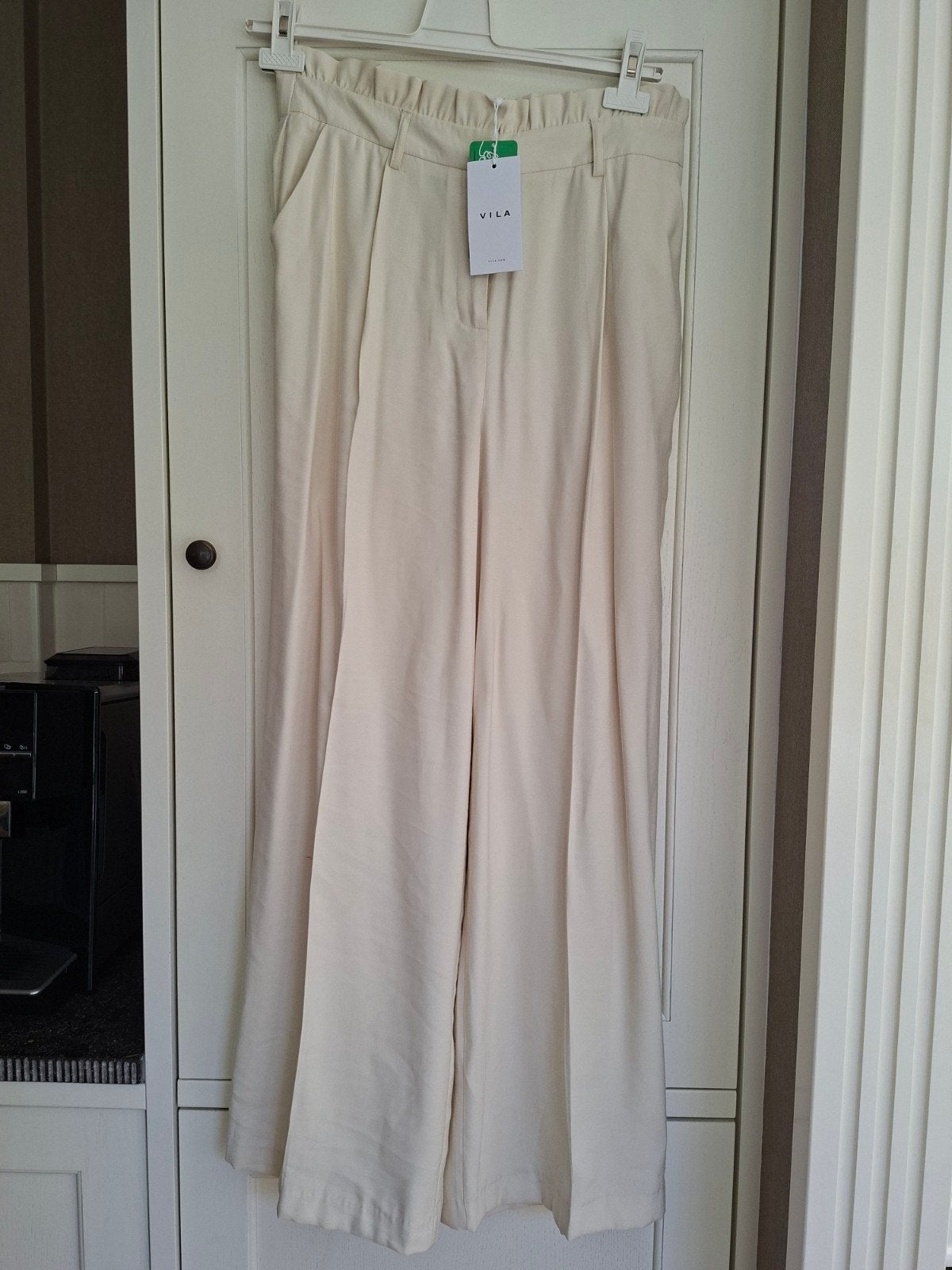 nieuwe pantalon, 40, Vila, Maat 38/40 (M), Beige, Vila, Nieuw