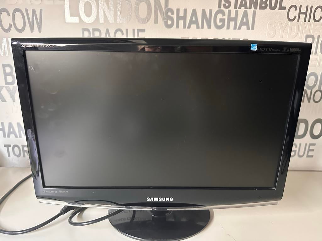 Samsung SyncMaster 2033HD Monitor/TV - 20 inch, Ophalen, Gebruikt, 50 Hz, Samsung