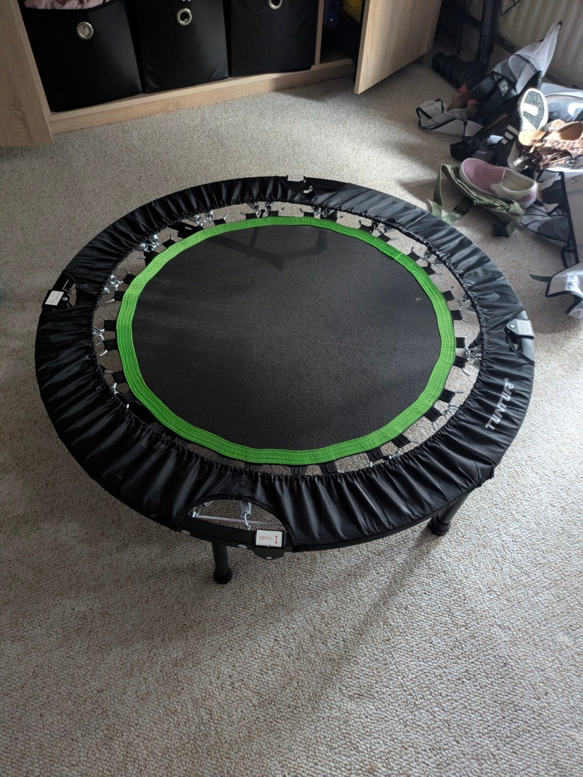 Tunturi fitness trampoline - zo goed als nieuw, Ophalen of Verzenden, Zo goed als nieuw