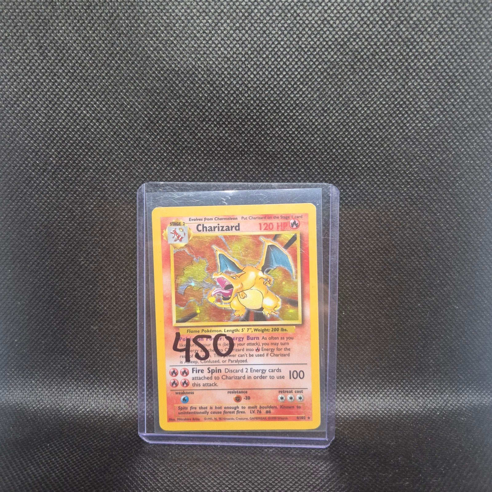 Charizard Base Set, Hobby en Vrije tijd, Ophalen of Verzenden