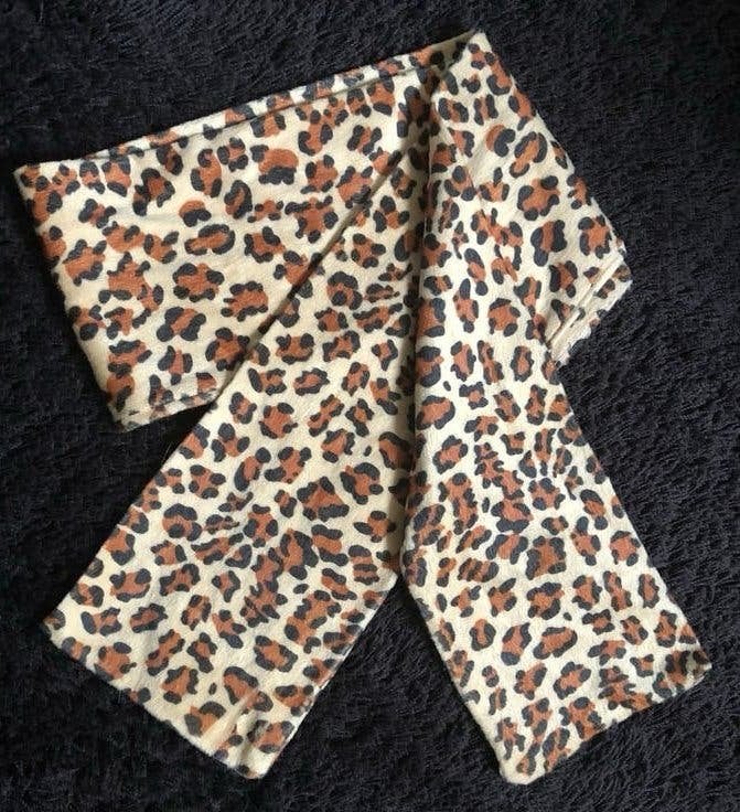 H&M Sjaal tijger / panter / luipaard velvet, nieuw, H&M, Ophalen of Verzenden, Nieuw, Sjaal