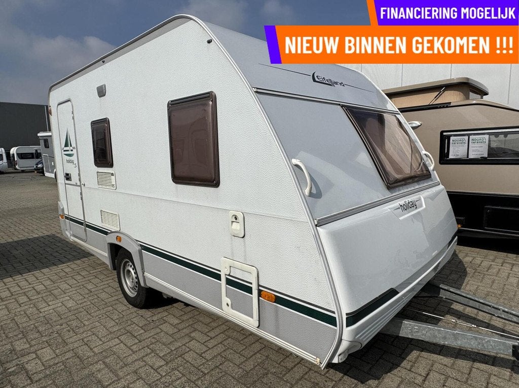 Eifelland HOLIDAY 400 S, MOVER, VOORTENT, FRANSBED, WC, Caravans en Kamperen, Caravans, Tot en met 2, Bedrijf, 750 - 1000 kg, Eifelland