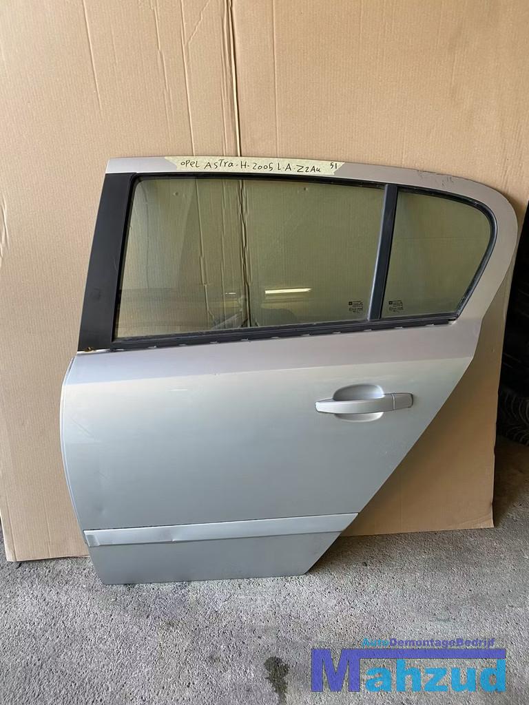 Opel astra H zilver Z2AU links linker achter deur portier, Auto-onderdelen, Gebruikt, Deur, Opel Automobile GmbH, Ophalen of Verzenden