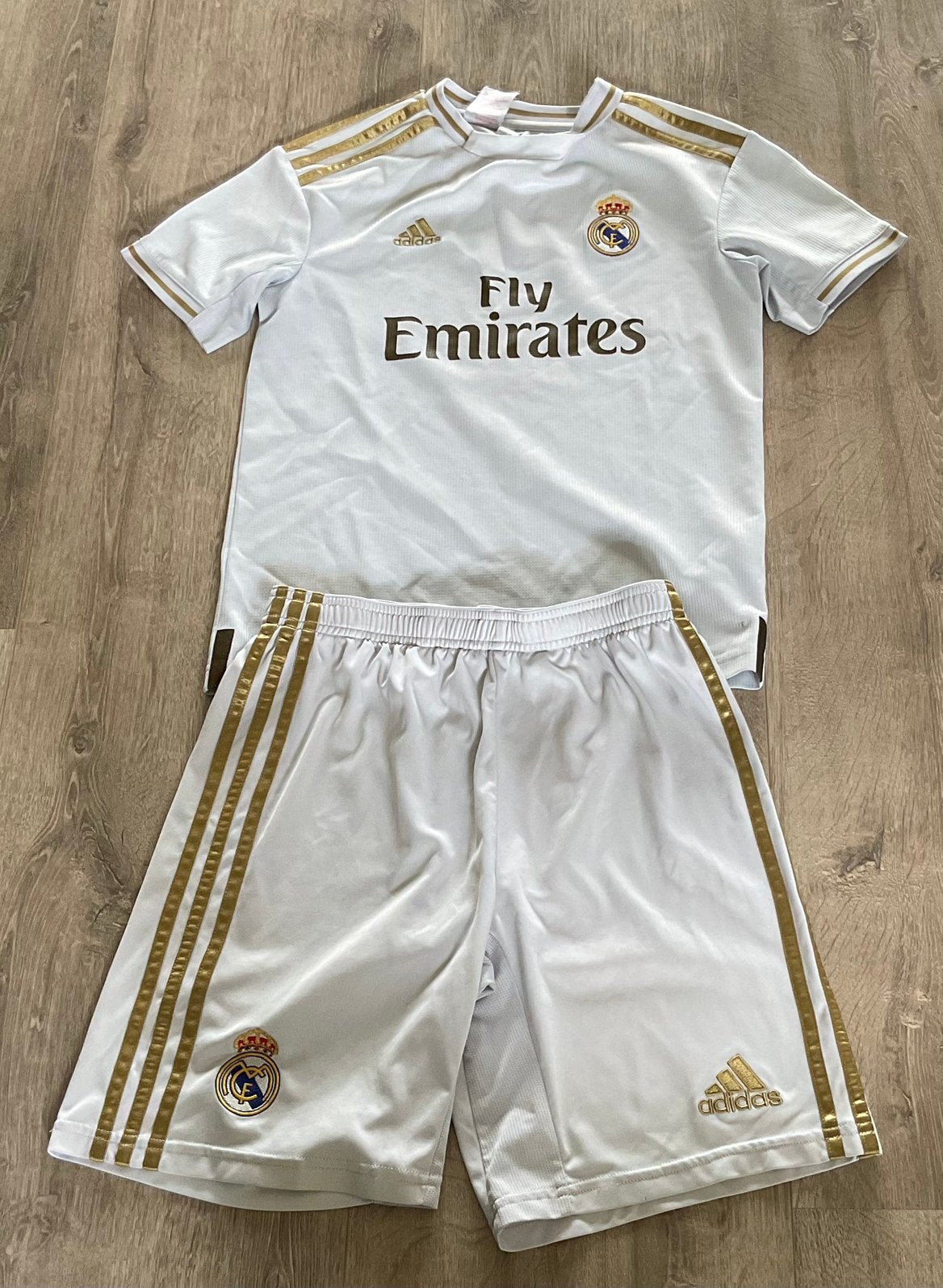 Real madrid tenue 152, Maat XS of kleiner, Ophalen of Verzenden, Zo goed als nieuw, Shirt