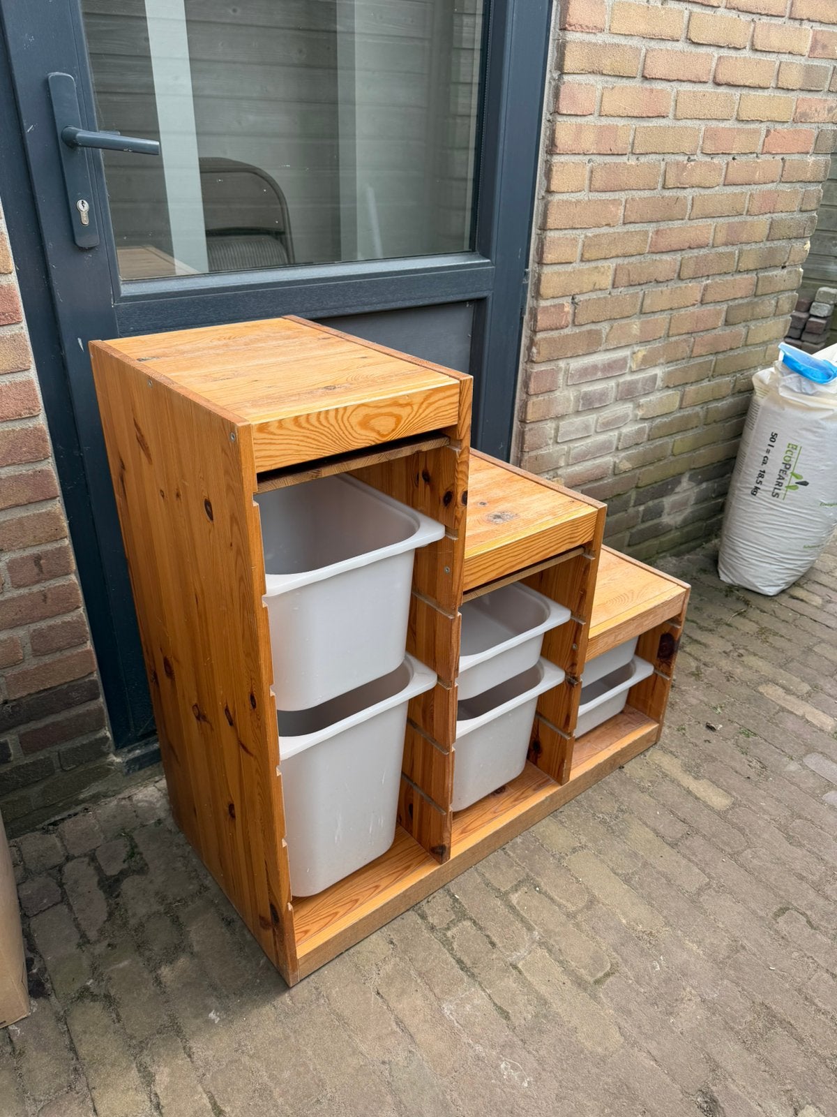 Trofast IKEA met 6 bakken en 2 planken, Huis en Inrichting, Kasten | Ladekasten, Ophalen, 5 laden of meer, 50 tot 100 cm, Zo goed als nieuw