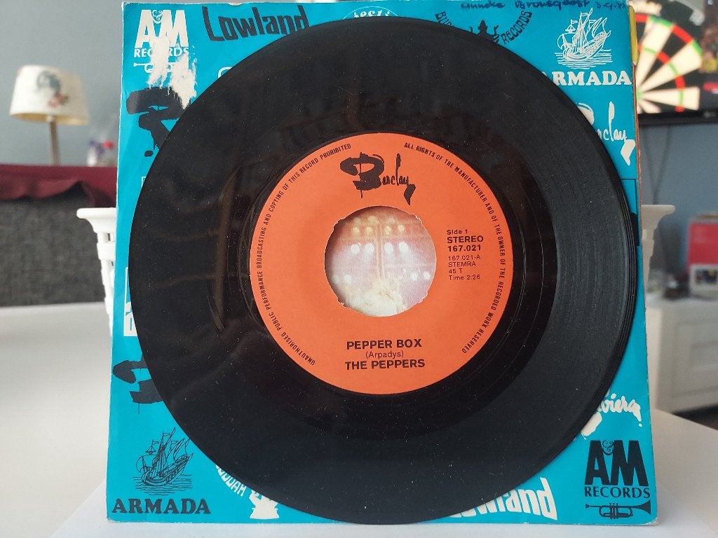 7" Single Peppers - Pepper Box / Pinch Of Salt, Gebruikt, 7 inch, Ophalen of Verzenden, Pop