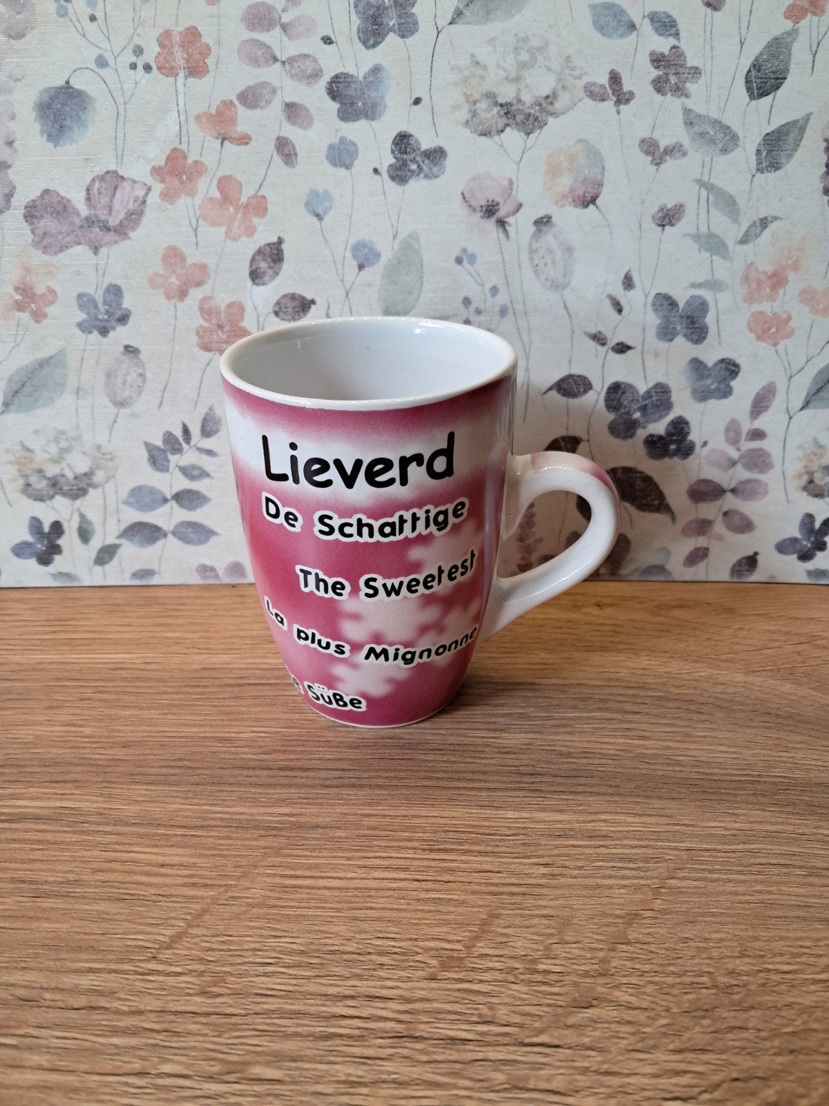 Gratis 34 mokken 'Lieverd' - De Schattige - The Sweetest, Ophalen, Keramiek, Nieuw, Overige stijlen