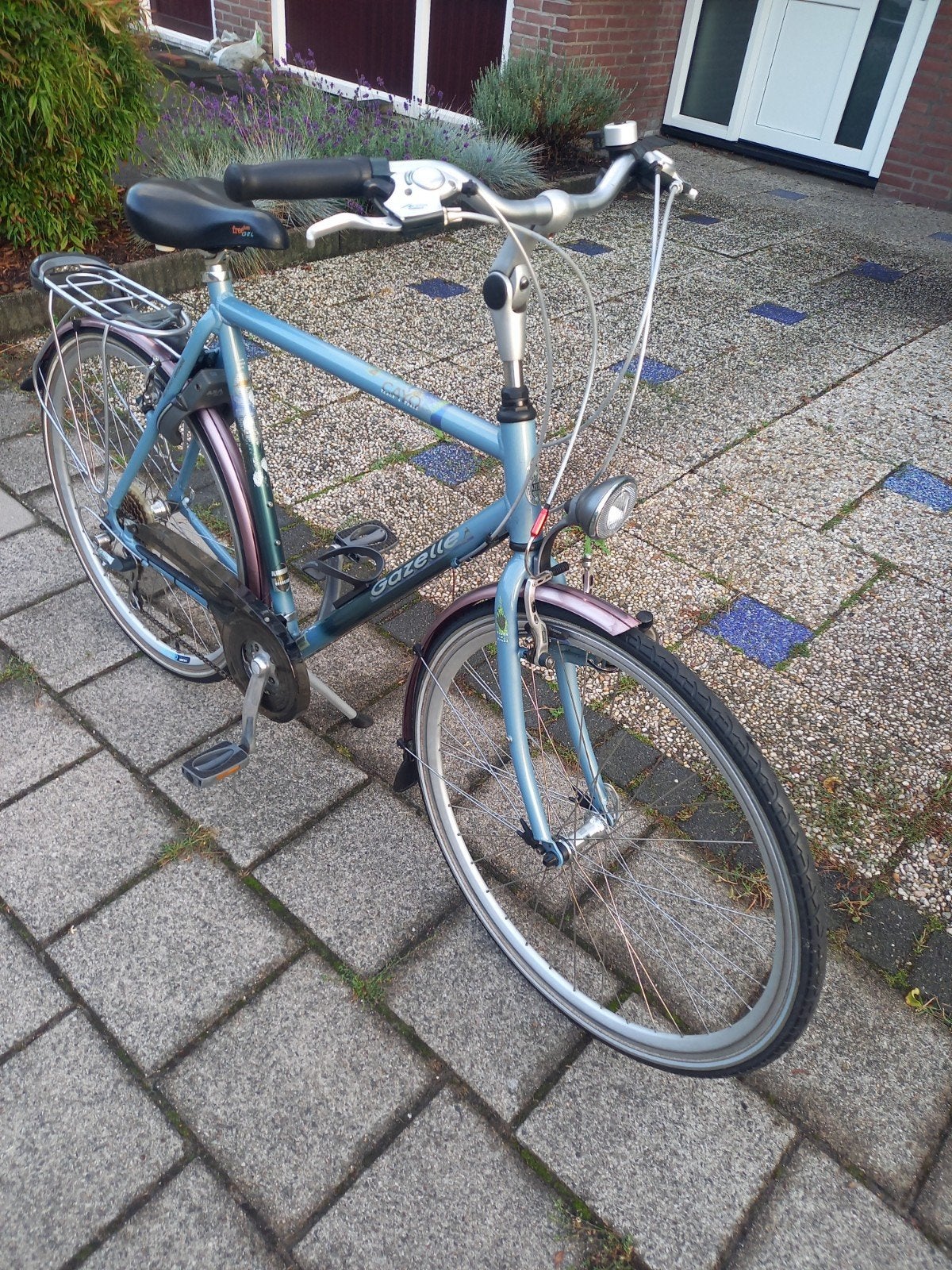 Gazelle Cayo herenfiets 61 cm, Ophalen, Gebruikt, Velgrem, Versnellingen