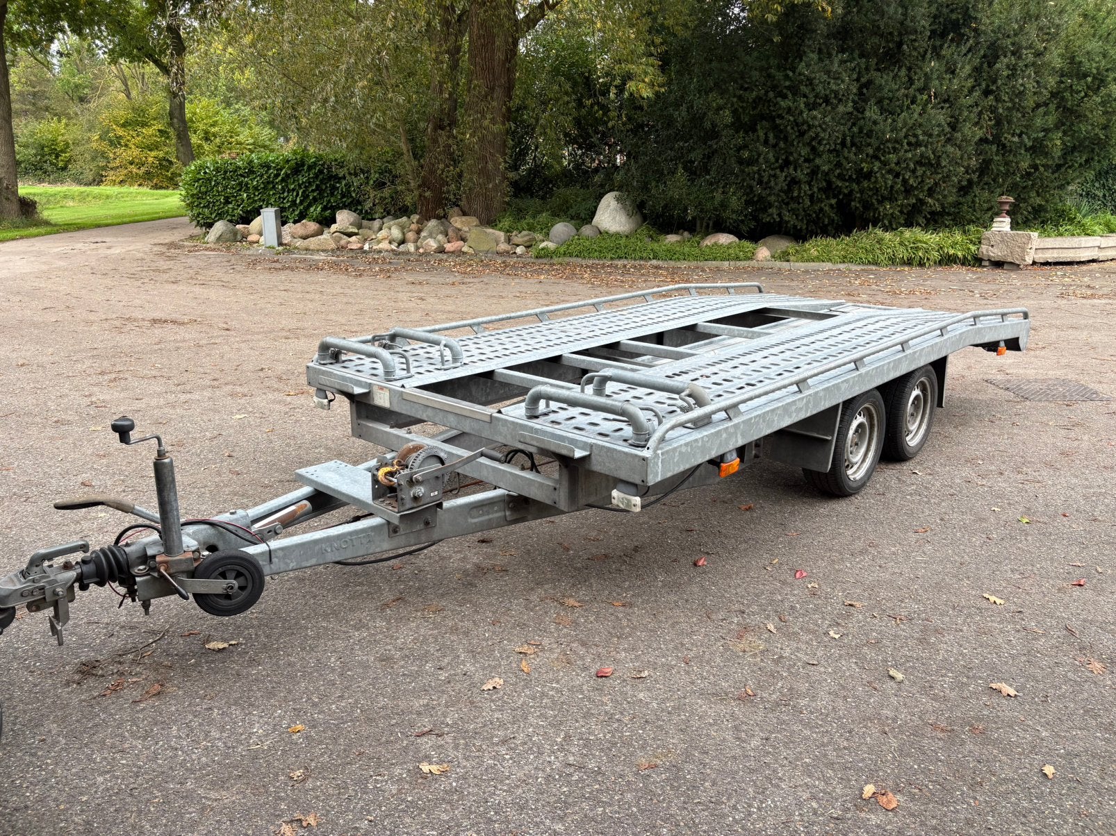 TIJHOF TAS20 AUTOTRANSPORTER bi 2005 ZEER NETTE STAAT!, Ophalen, Gebruikt