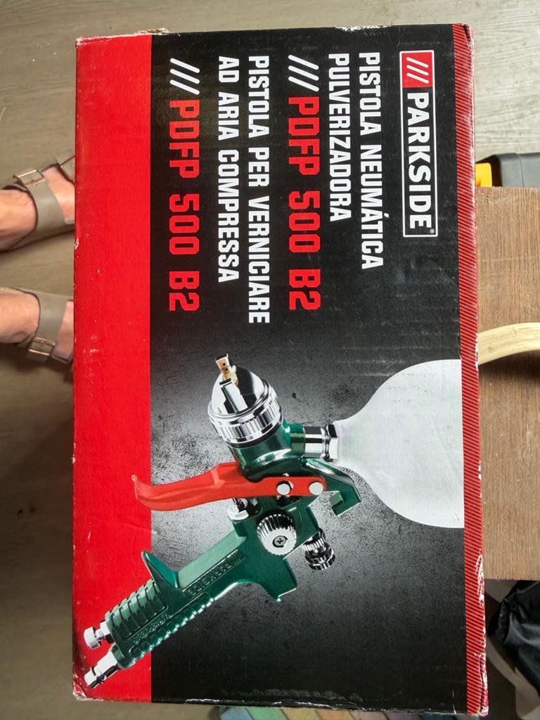 Parkside PDPFP 500 B2 Verfspuitpistool - Nieuw in doos, Ophalen of Verzenden, Nieuw, Verfspuit of Verfpomp