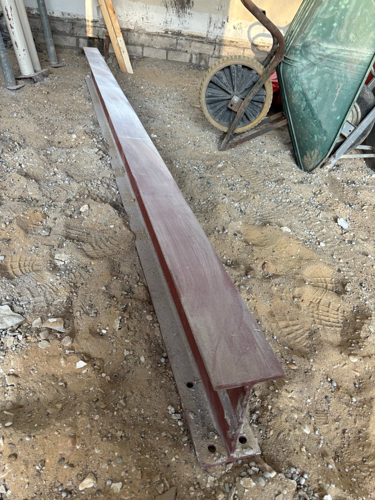 Stalen balk met staanders voor bouwprojecten, Ophalen, Gebruikt, Overige typen, 2 tot 5 meter
