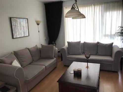 2 x 2½ Bank met stoffe bekleding.In prijs verlaagd  Spoed, Huis en Inrichting, Overige Huis en Inrichting, Zo goed als nieuw, Ophalen