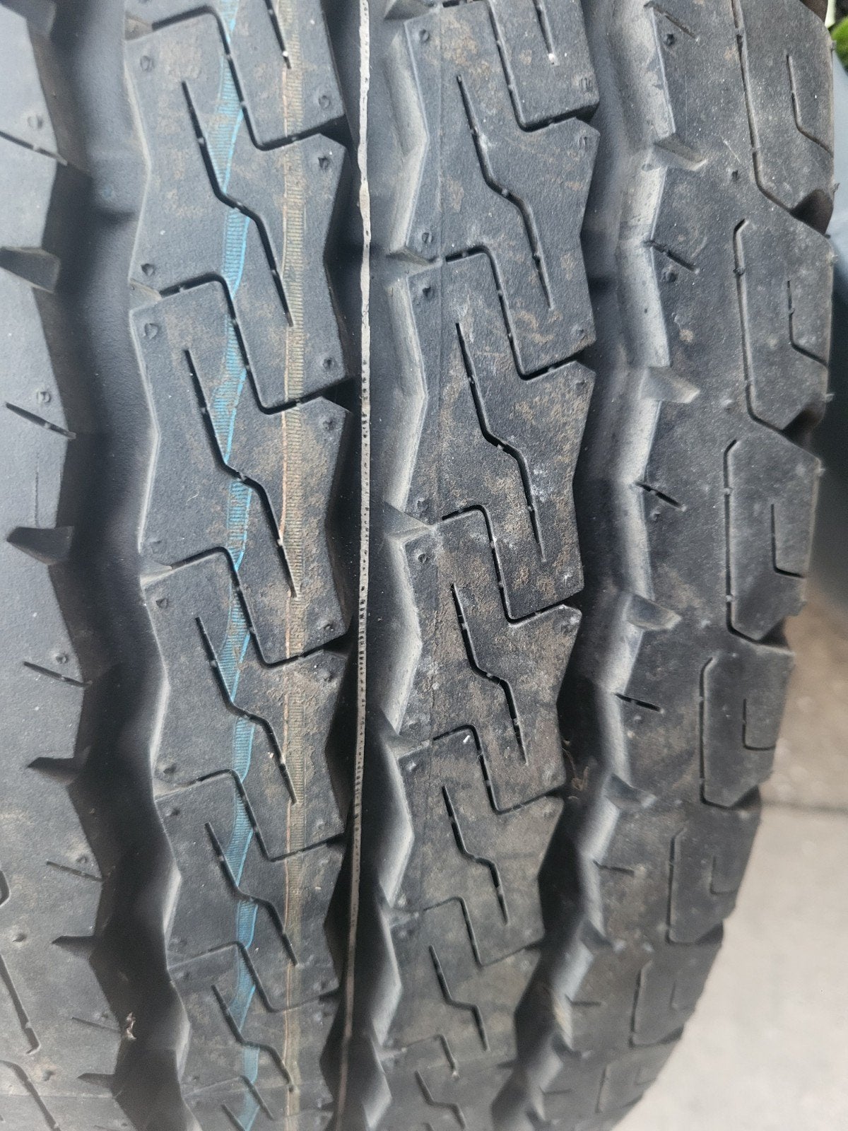 Caravan band 195/70R15C Firestone op velg, Ophalen of Verzenden, Gebruikt