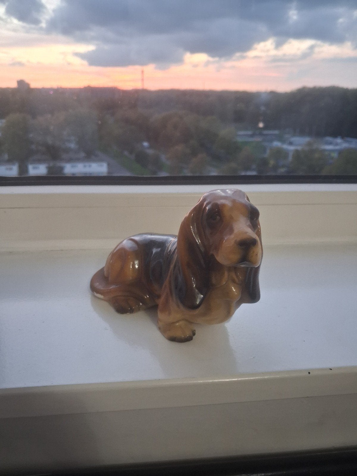Antiek Beswick Cocker Spaniel Beeldje - Driedelig, Antiek en Kunst, Ophalen of Verzenden