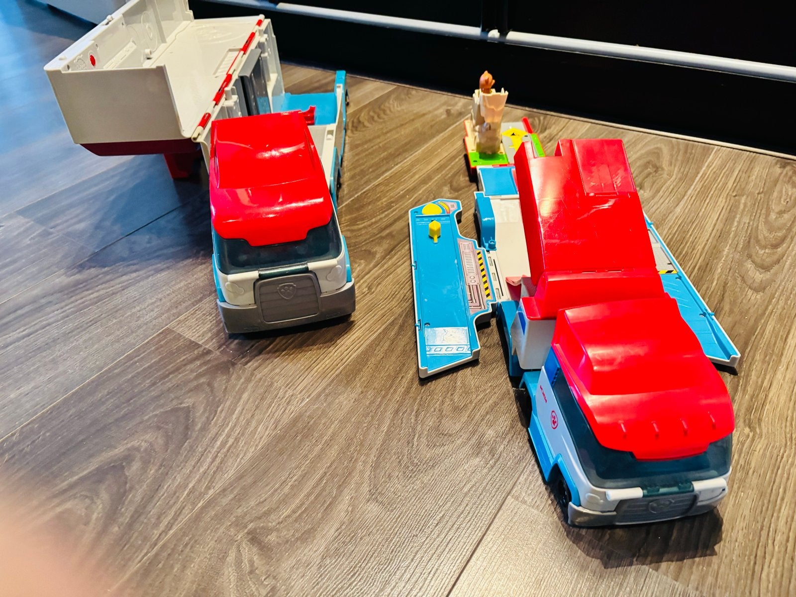 PAW PATROL VRACHTWAGENS  GROOT EN KLEIN MIDEL, Ophalen of Verzenden, Gebruikt