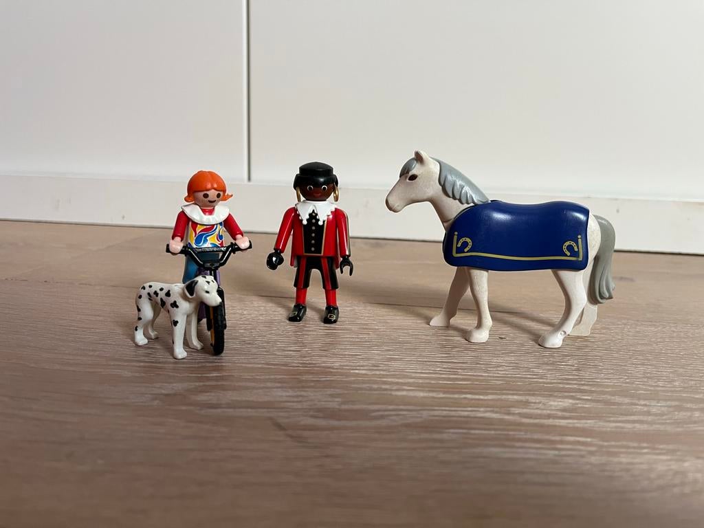 Playmobil Sinterklaas paard en piet, Ophalen, Gebruikt