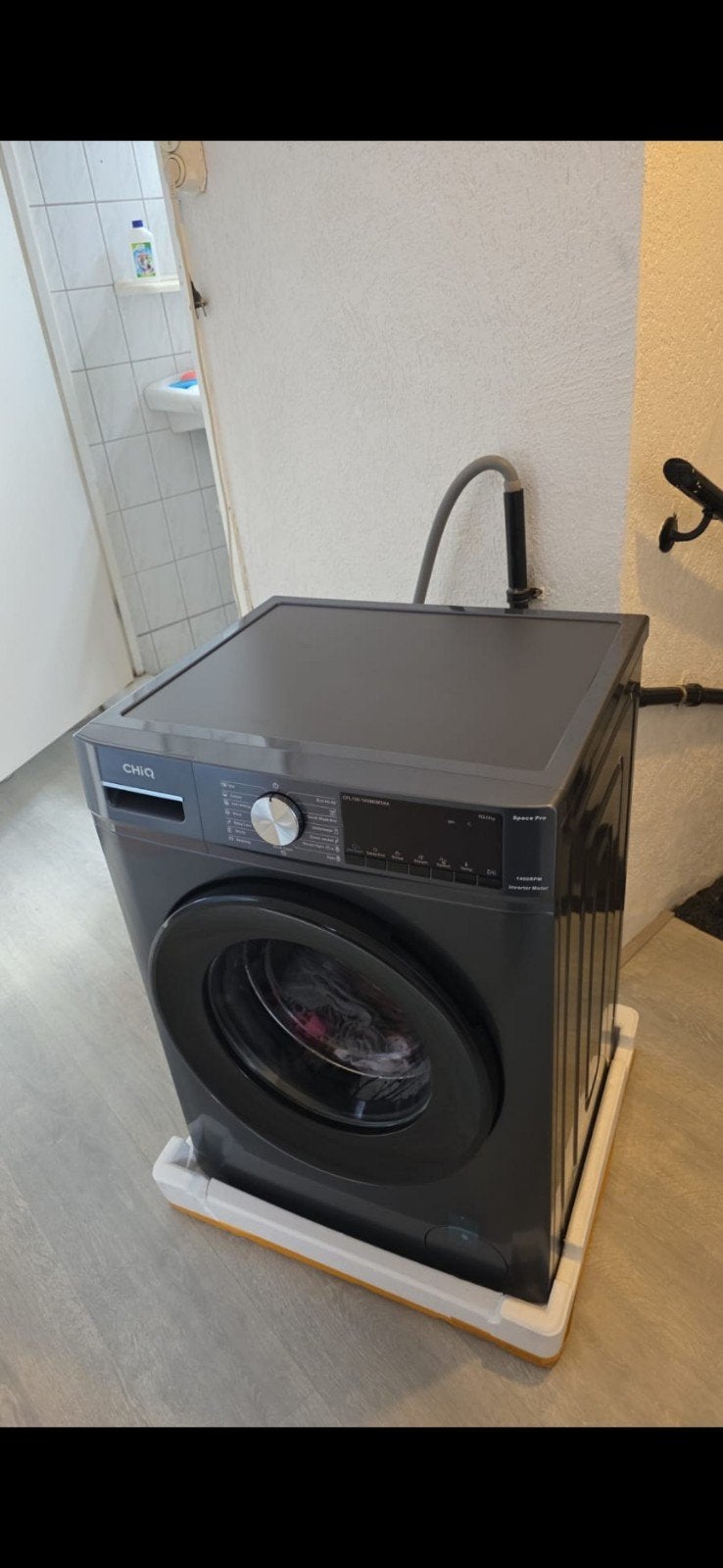 CHiQ Space Pro Wasmachine 10kg 1400RPM Inverter Motor, Witgoed en Apparatuur, Wasmachines, Ophalen, Zo goed als nieuw, 1200 tot 1600 toeren