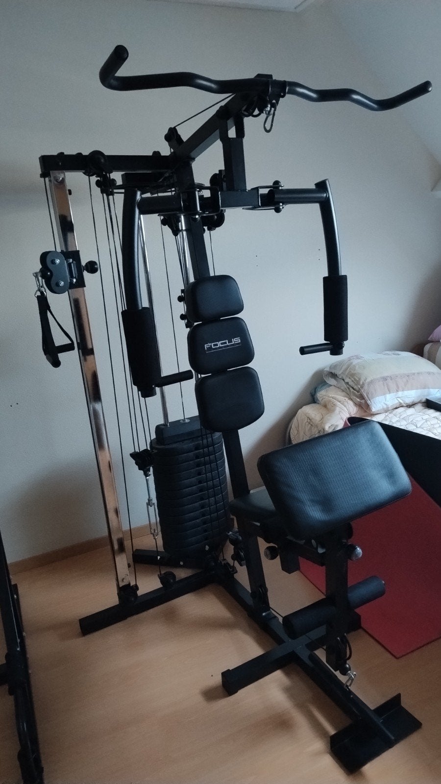 Focus Fitness Unit 6 Krachtstation, Ophalen, Benen, Gebruikt, Krachtstation