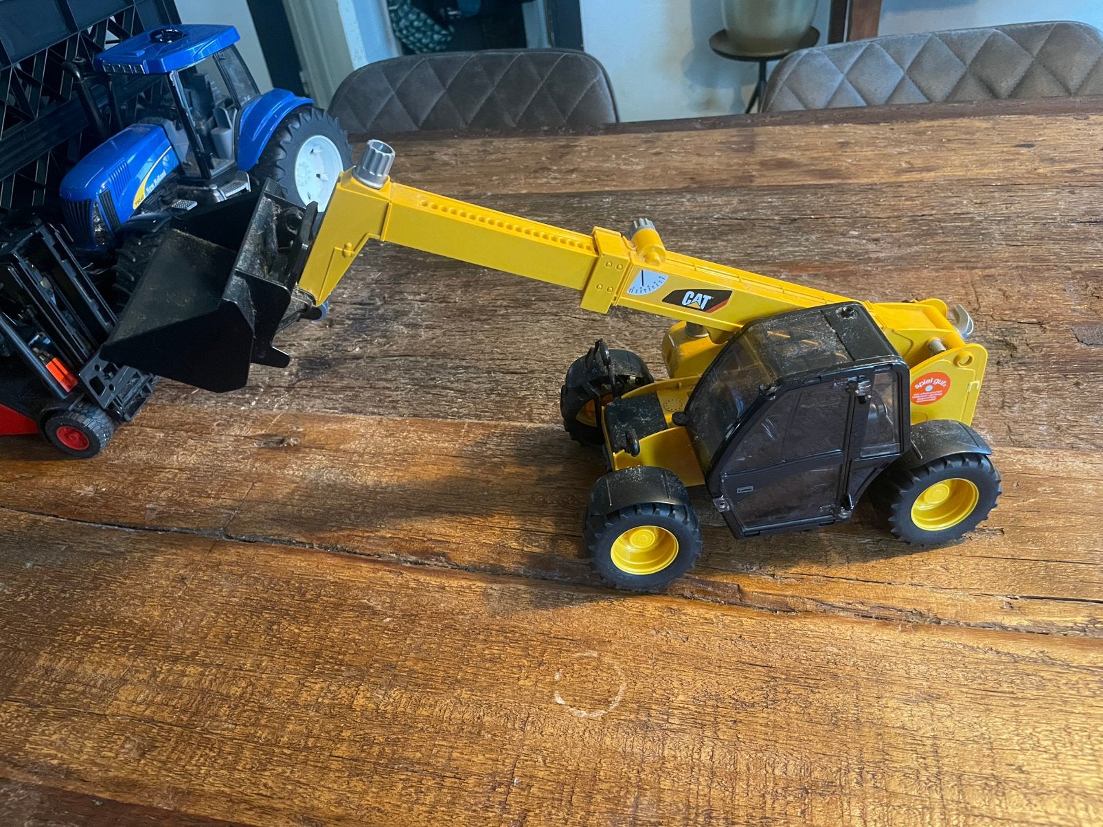 Grote partij Bruder speelgoed tractors,machines,accessoires, Ophalen, Gebruikt