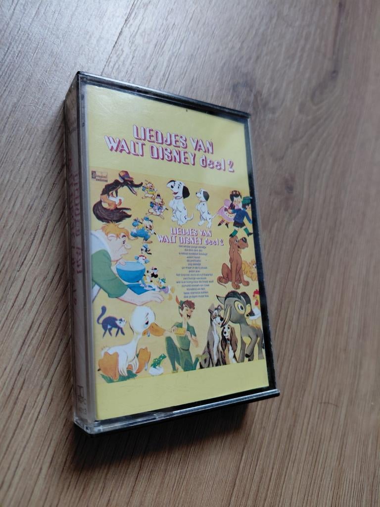 Liedjes van Disney deel 2 casettebandje. 1980., Gebruikt, Kinderen en Jeugd, 1 bandje, Ophalen of Verzenden