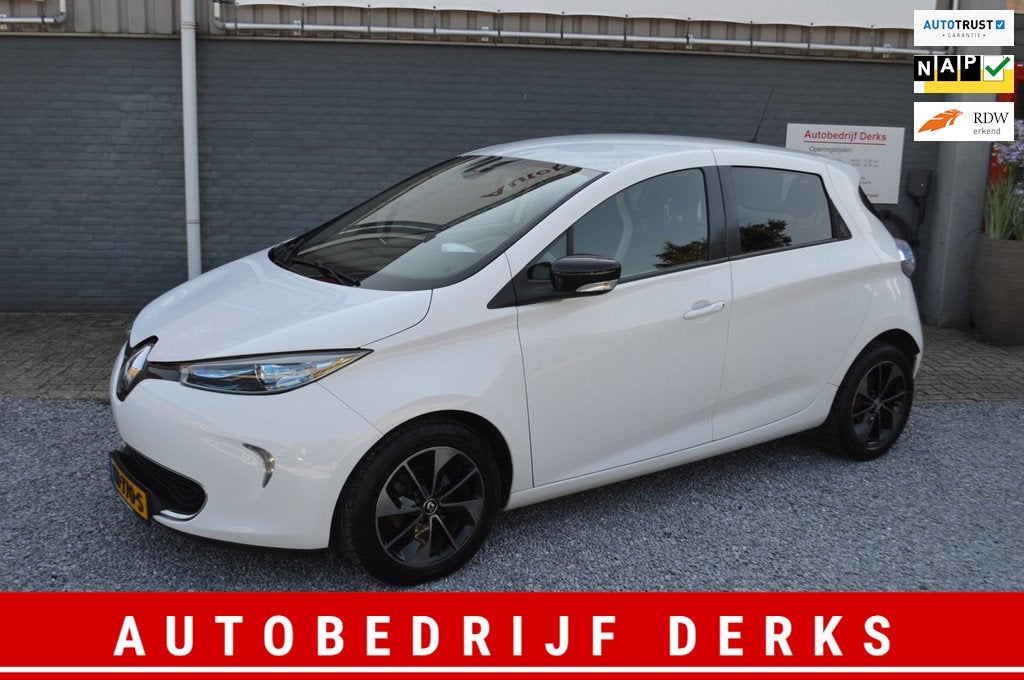 Renault ZOE R240 Intens 22 kWh Aut Airco Navi Nieuwstaat Bj, Auto's, Renault, 240 km, Stof, 41 kWh, Wit