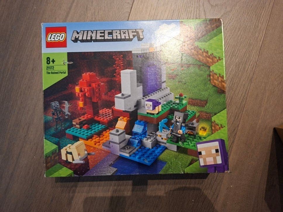 LEGO Minecraft: Het Verwoeste Portaal (21172), Ophalen of Verzenden, Zo goed als nieuw, Overige merken