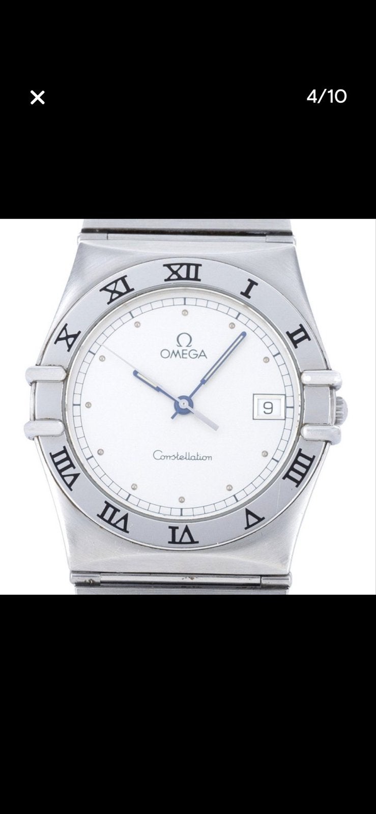 Omega Constellation Manhattan 33mm –ST 396.1076 –100% origin, Staal, Polshorloge, Ophalen of Verzenden, Zo goed als nieuw