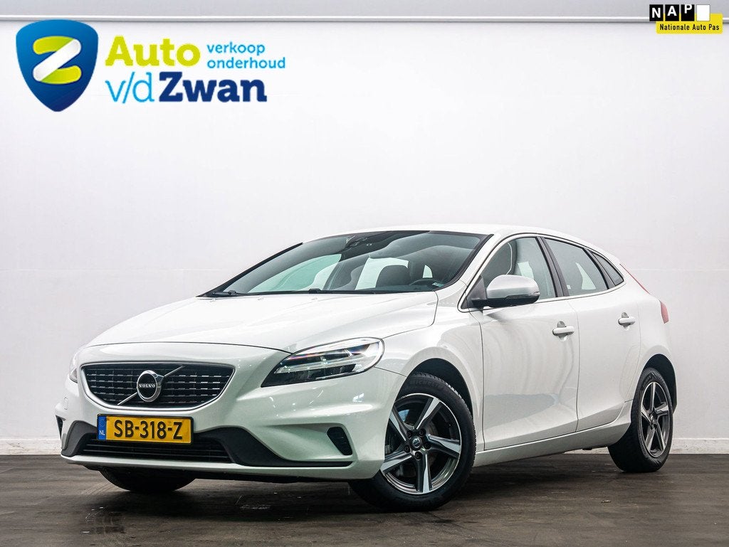 Volvo V40 2.0 D3 Business Sport R-Design Led/Stoelverw/Navi, Auto's, 28 km/l, Gebruikt, 4 cilinders, Wit