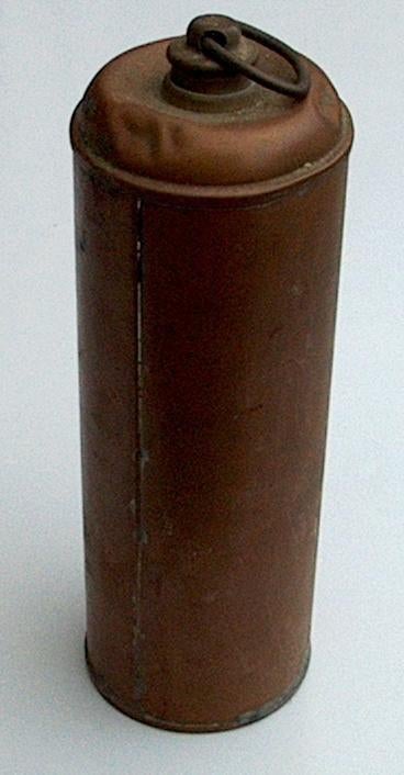 antiek : koperen kruik ( 22,5 cm hoog inclusief de dop ), Ophalen, Koper