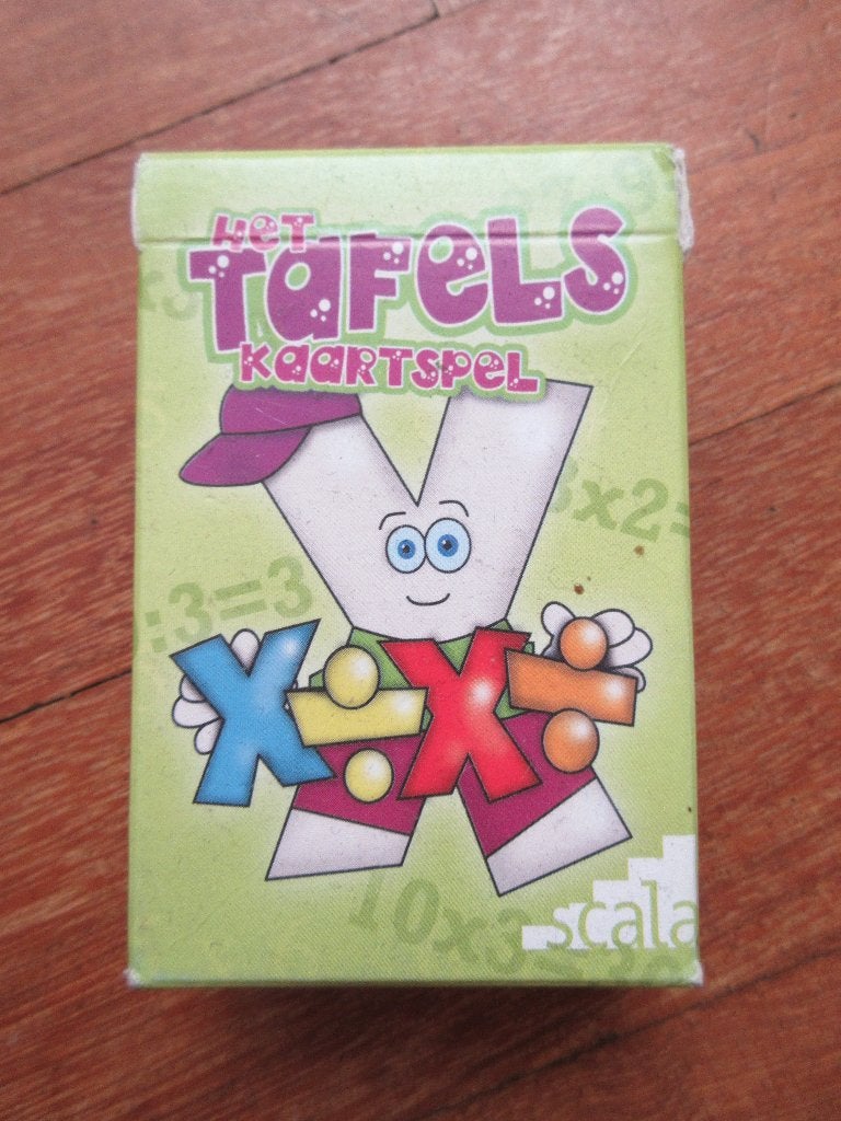 Het tafels kaartspel, Ophalen of Verzenden, Gebruikt, Puzzelen
