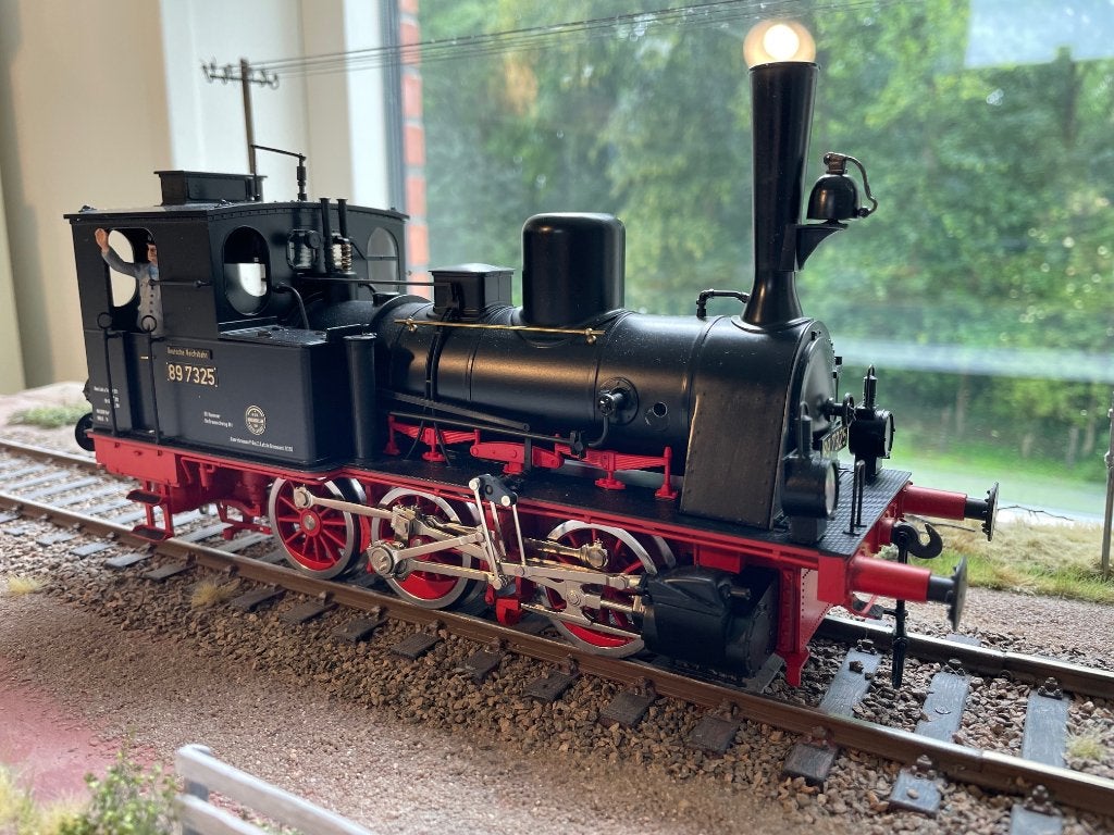 Märklin spoor 1 BR 89 (T3) ESU sound en dynamische stoom, Gebruikt, Locomotief, Gelijkstroom of Wisselstroom, Ophalen of Verzenden