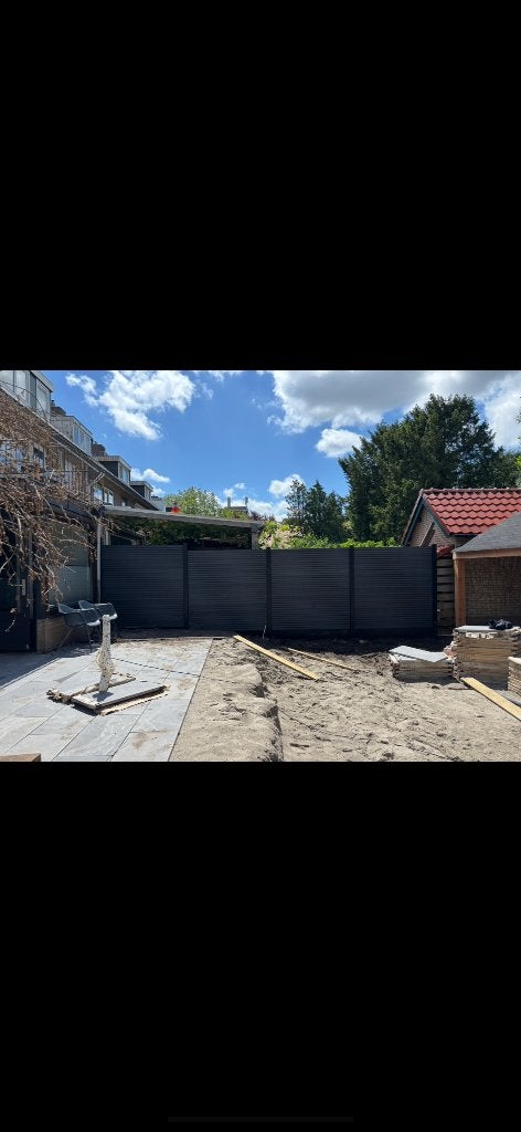 Composiet/beton schutting inc Montage en BTW 165,- per m, Tuin en Terras, Schuttingen, Ophalen, Overige materialen, 1 tot 2 meter