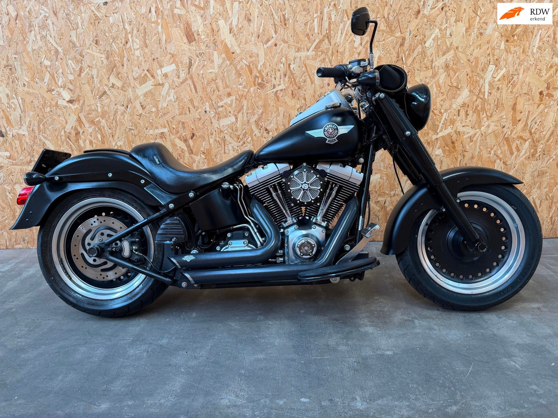 Harley Davidson Fatboy special Low mat zwart mooi, Chopper, Bedrijf, Meer dan 35 kW, 1584 cc