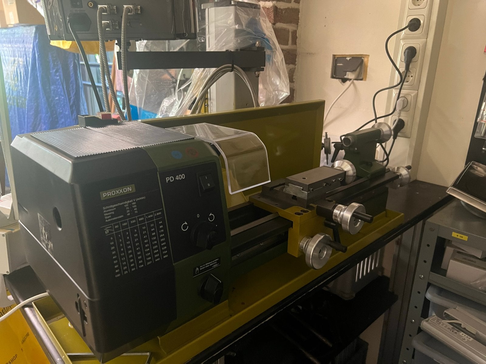 Proxxon PD 400 Precisiedraaibank met uitgebreide accessoires, Ophalen, Nieuw, Metaaldraaibank, Minder dan 500 mm